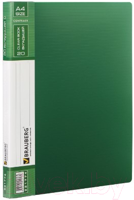 Папка для бумаг Brauberg Contract / 221774 (зеленый)