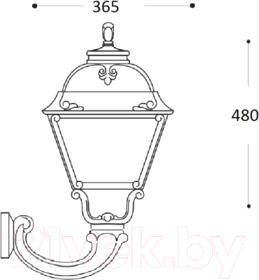 Бра уличное Fumagalli Cefa U23.132.000.BYF1R