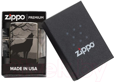 Зажигалка Zippo Classic Black Ice / 49188
