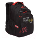 Школьный рюкзак Grizzly RB-050-21/2 (черный/красный) - 