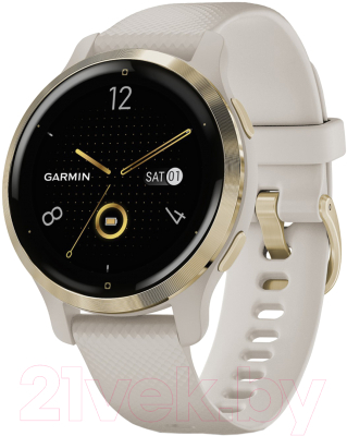 Умные часы Garmin Venu 2s / 010-02429-11 (светло-золотистый)