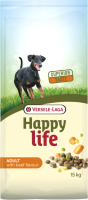 Сухой корм для собак Happy Life Для взрослых собак, говядина / 431104 (15кг) - 