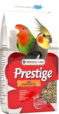 Корм для птиц Versele-Laga Prestige Big Parakeets для средних попугаев / 421129 (22кг)