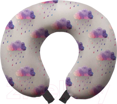 

Подушка на шею Ambesonne, Бесценный дождь / trp-14478