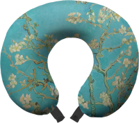 Подушка на шею Ambesonne Ветви с миндальным цветком / trp-6050 - 