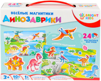 

Развивающая игрушка Bright Kids, Веселые магнитики. Динозаврики / ИН-5523