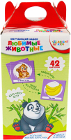 

Развивающие карточки Bright Kids, Обучающий набор. Любимые животные / ИН-4959