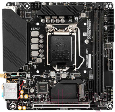 

Материнская плата MSI, H410I Pro WiFi