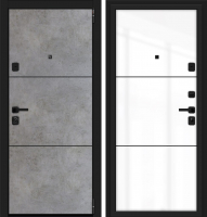 

Входная дверь el'Porta, Porta M-3 П50.П50 Dark Concrete AB-4/Angel AB-4/Лунный камень