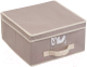 Коробка для хранения Handy Home Вельвет 300x300x170 / AH-06 (серый) - 