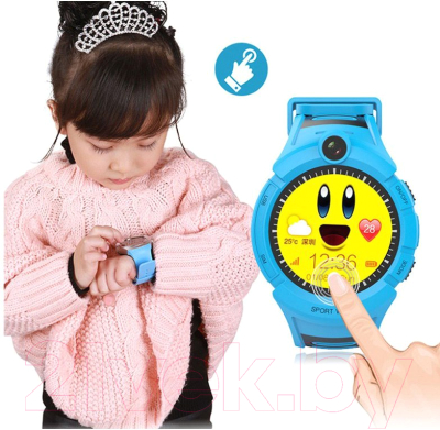 Умные часы детские Smart Baby Watch GW600 (голубой)