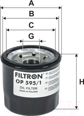 Масляный фильтр Filtron OP595/1