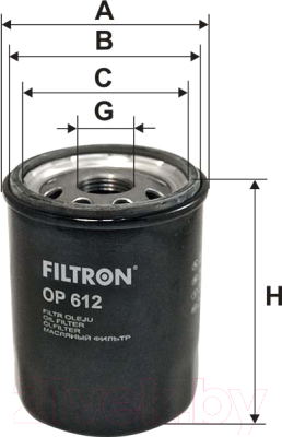 Масляный фильтр Filtron OP612