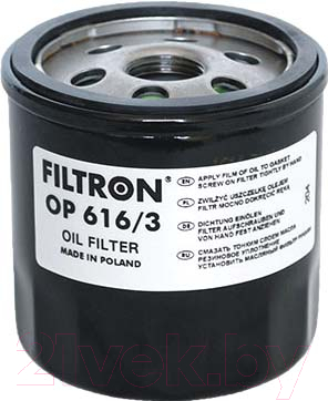 Масляный фильтр Filtron OP616/3