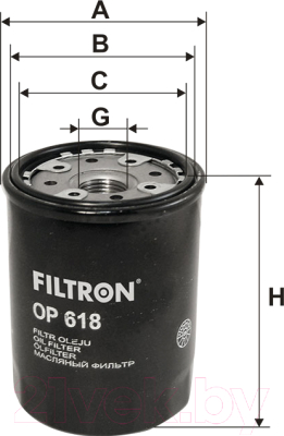 Масляный фильтр Filtron OP618