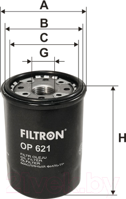 Масляный фильтр Filtron OP621