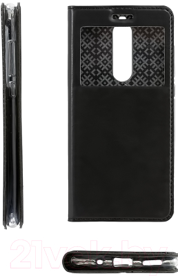 Чехол-книжка Case Hide Series для Nokia 5.1 (черный)