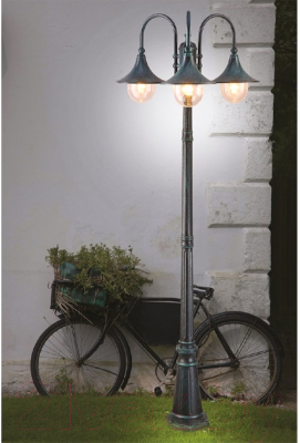 Фонарь уличный Arte Lamp Malaga A1086PA-3BG