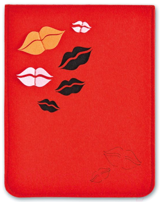 Папка-конверт Феникс+ Поцелуй / 46122 (красный)