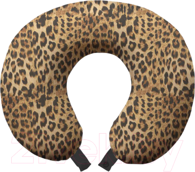 Подушка на шею Ambesonne Зона леопарда / trp-23600