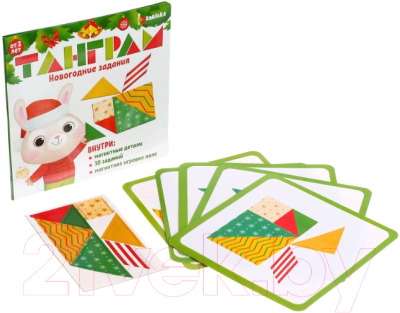 

Развивающая игра Zabiaka, Танграм Новогодние задания / 6534633