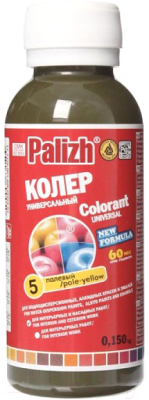

Колеровочная паста Palizh, Зеленый, Standart №05 универсальная