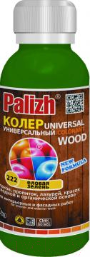 Колеровочная паста Palizh Wood №222 универсальная (0.1л, еловая зелень)