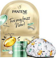 

Маска для волос PANTENE, Anti-Frizz+Шапочка для душа