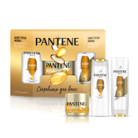 Набор косметики для волос PANTENE Интенсивное восстановление Шампунь+Бальзам+Маска (250мл+200мл+300мл) - 