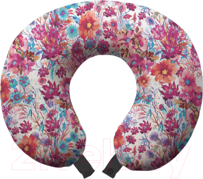 

Подушка на шею Ambesonne, Цветочная история / trp-8083