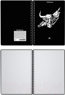 Тетрадь Erich Krause Go Аhead Black and White / 54121 (80л, клетка)