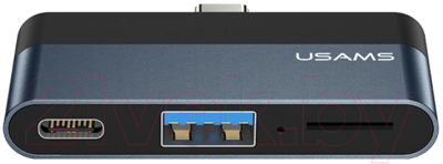 USB-хаб Usams Type-C Mini USB / US-SJ491 (темно-серый)