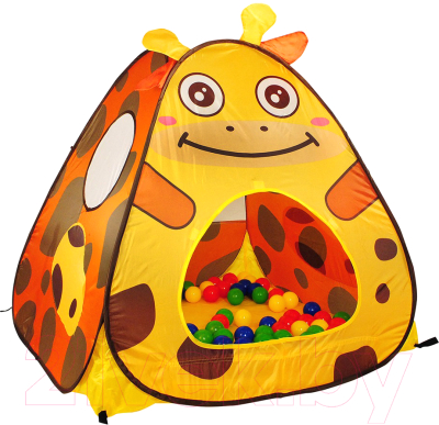 Детская игровая палатка Calida Дом Жираф 690 (+ 100 шаров)