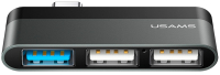 USB-хаб Usams Type-C Mini USB / US-SJ461 (серый) - 