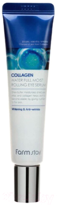 Сыворотка для век FarmStay Collagen Water Full Moist Rolling Eye Serum (25мл)