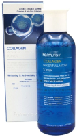 Тонер для лица FarmStay Collagen Water Full Moist Toner  (200мл) - 