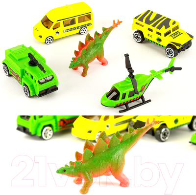 Набор игрушечной техники Darvish Dinosaur in the city / DV-T-2782