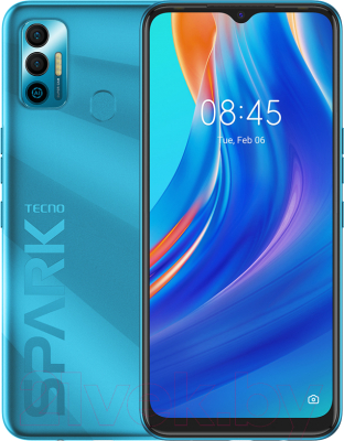 

Смартфон Tecno, Spark 7 4GB/128GB / KF6N (синий)