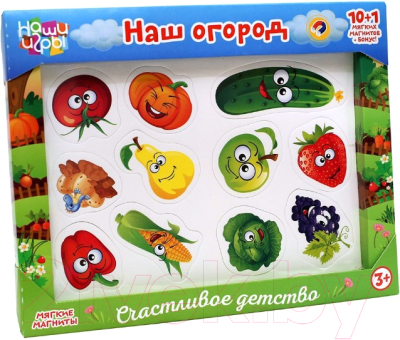 

Развивающая игра Наши игры, Магнитная Наш огород / NI-103
