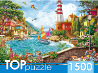 

Пазл Top Puzzle, Маяк в приморском городе / ХТП1500-1589