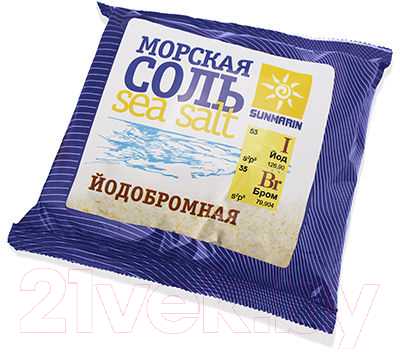 Соль для ванны Medicalfort Морская природная йодобромная (1кг)