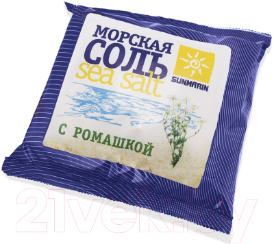 Соль для ванны Medicalfort Морская природная с ромашкой (1кг)