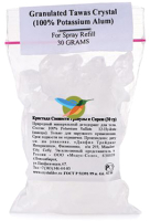 

Гранулы для дезодоранта Tawas Crystal, Дополнительные