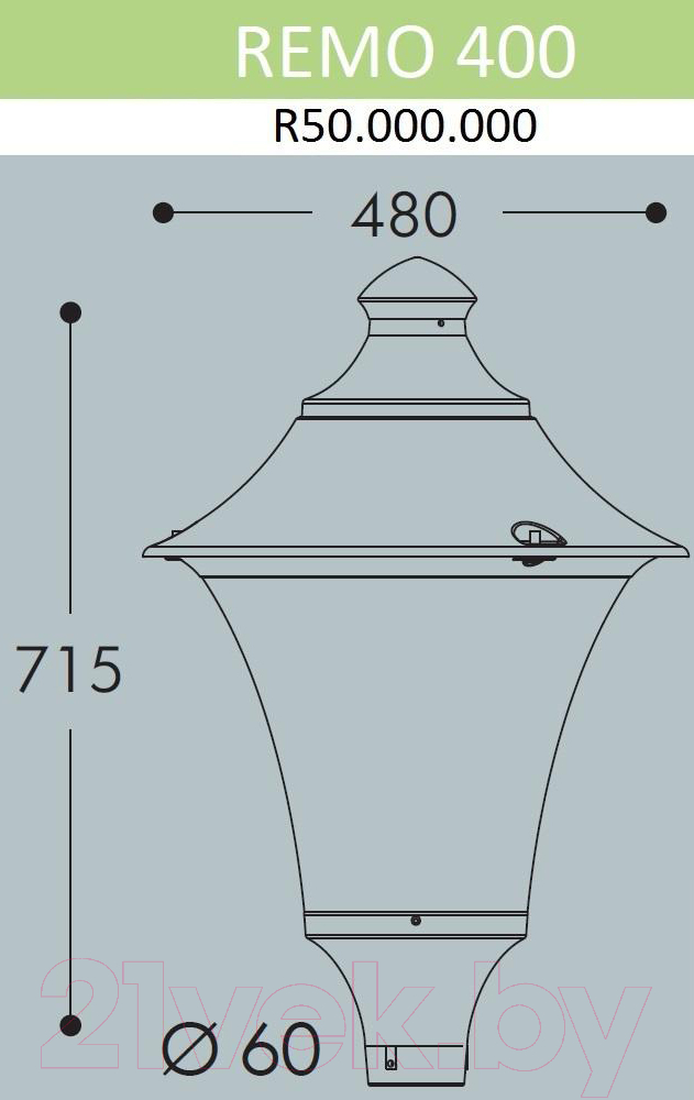 Плафон Fumagalli Remo R50.000.000.LXD6L