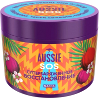 Маска для волос Aussie SOS Суперзаряженное увлажнение (450мл) - 