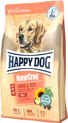 Сухой корм для собак Happy Dog NaturCroq Lachs&Reis / 60952 (4кг)