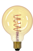 Лампа Uniel Vintage LED-G95-4W/GOLDEN/E27/CW GLV21GO / UL-00001818 - 