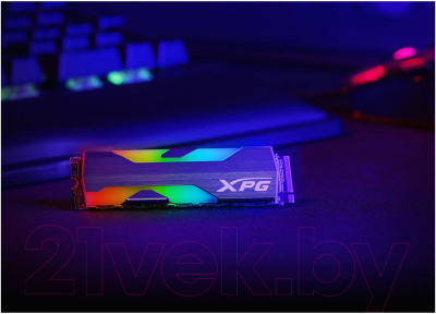 SSD диск A-data XPG Spectrix S20G RGB 500Gb (ASPECTRIXS20G-500G-C)