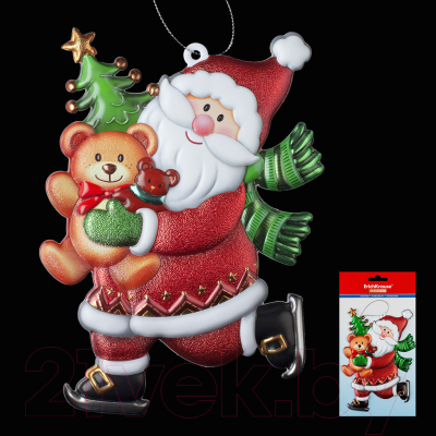 Елочная игрушка Erich Krause Decor Санта на коньках / 49585