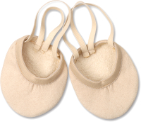 Получешки для художественной гимнастики Indigo Sport Irene SM-386 (р-р 32-33, бежевый)